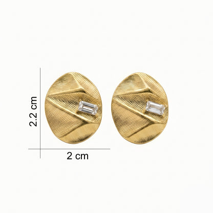 Aurelia Geometric Stud Earrings