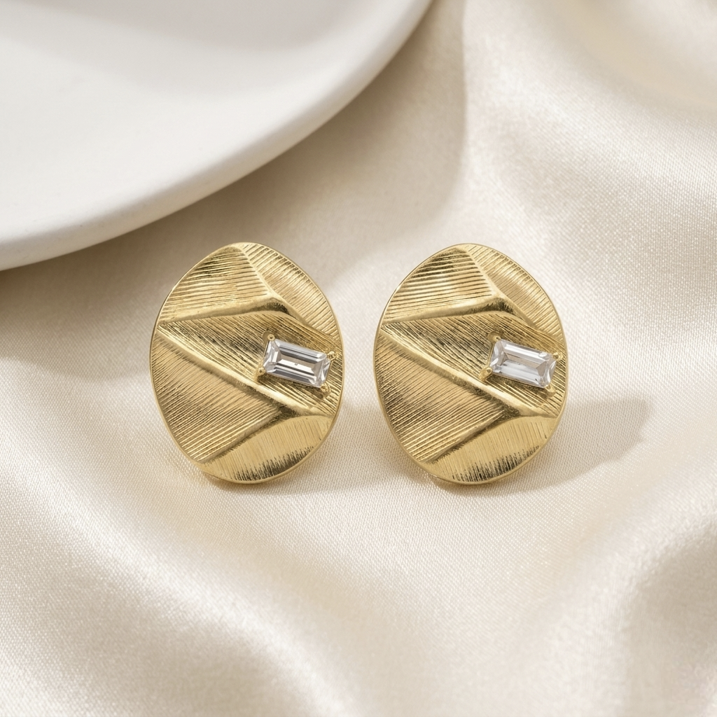Aurelia Geometric Stud Earrings