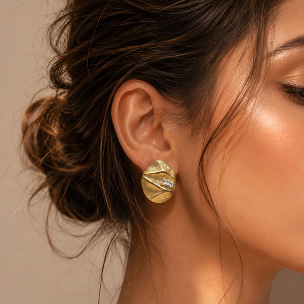 Aurelia Geometric Stud Earrings