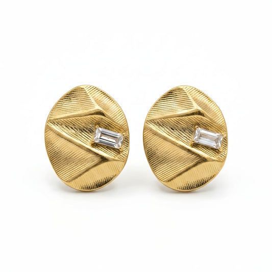 Aurelia Geometric Stud Earrings