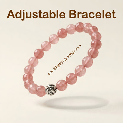 Sunstone Bracelet with 92.5 Sterling Silver Bead (Lab Certified)