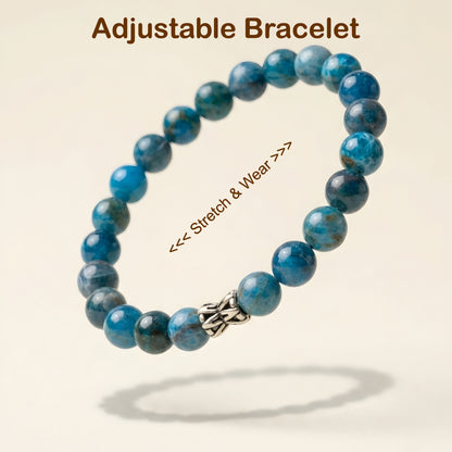 Blue Apatite Bracelet (Lab Certified)
