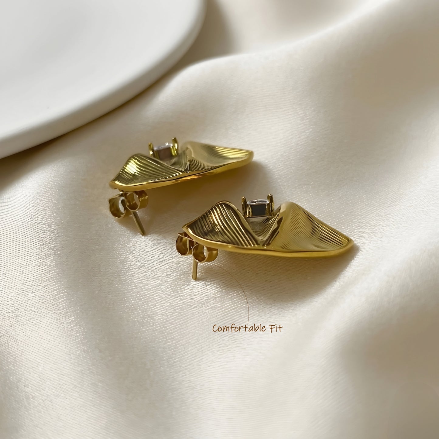 Aurelia Geometric Stud Earrings