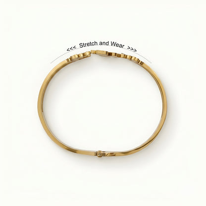Clover Charm Gold Bracelet