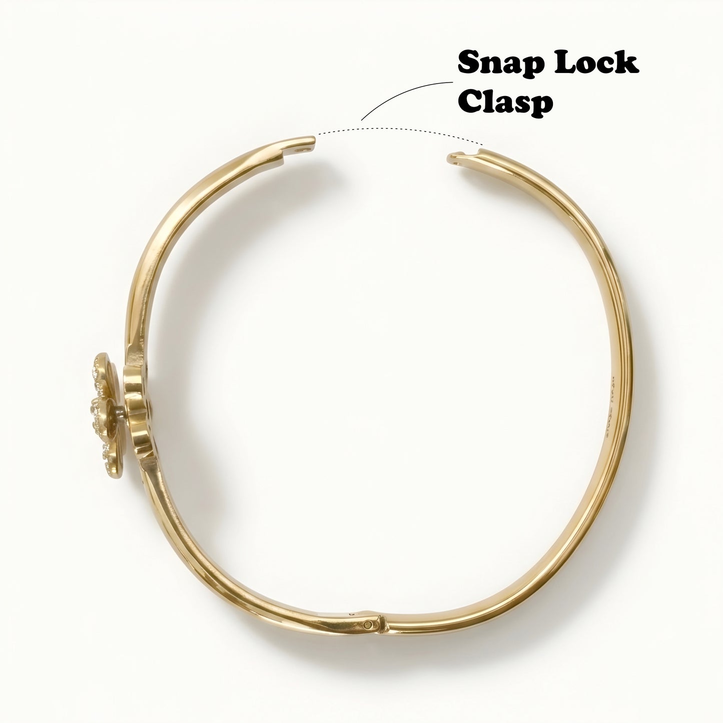 Gold Flower Bracelet for Women
