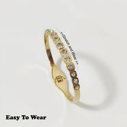 Celeste Halo Crystal Bracelet